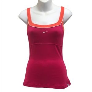 Nike FitDry Sexy Pink and Orange tank top